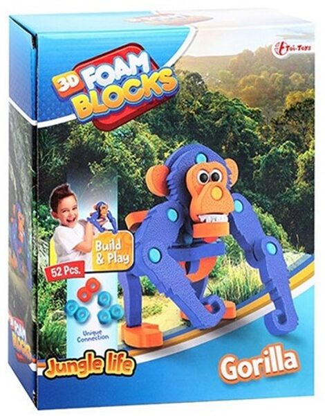 3D puzle-konstruktors Gorilla