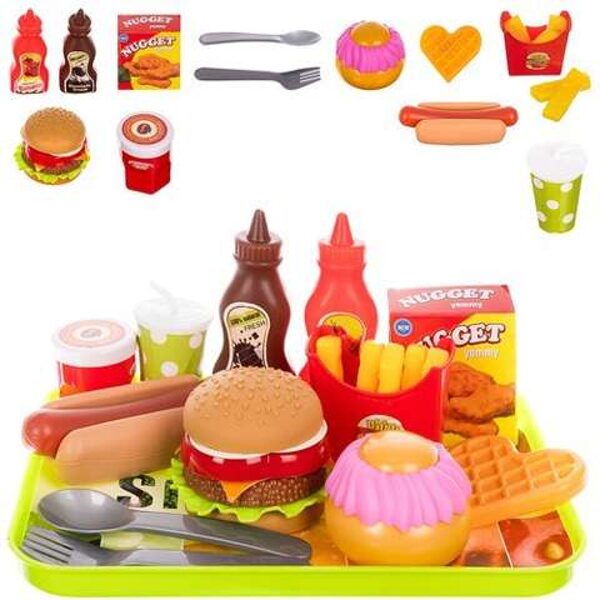 Fast Food Toy Set 26 elements