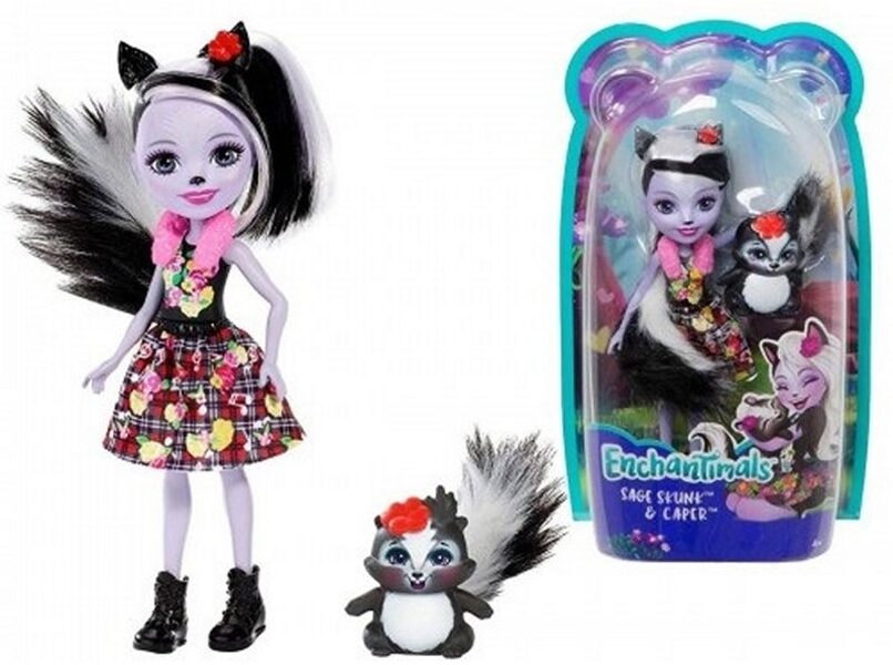 Sage Skunk & Caper Enchantimals doll