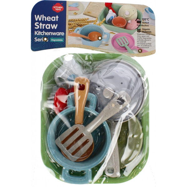 Toy Kitchen Dishes Play Set