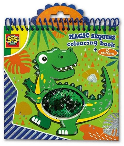 Coloring Book Magic Sequins + 40 stickers 